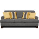 Sofa in Maxwell Gray Fabric